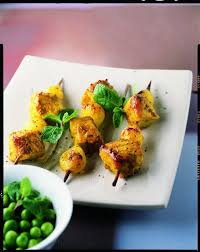 Brochettes De Dinde Epicees A L Antillaise Brochette De Dinde Dinde Brochette