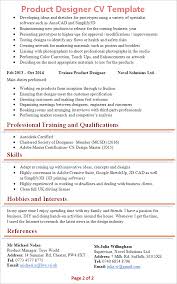 Writing a great designer cover letter is an important step in your job search journey. Product Designer Cv Template Tips And Download Cv Plaza