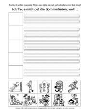 Ein bingo, bei dem die kids sich nach den sommerferien spielerisch über ihre erlebnisse austauschen. Arbeitsblatt In Der Grundschule Sommerferien Schreibanlasse Deutsch Klasse 2 Grundschulmaterial De