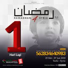 Majlis makan malan cinta syria malaysia. Cinta Syria Malaysia Csm Auf Twitter Tabung Misi Ramadhan For Syria 5 0 Akan Dibuka Untuk 1 Hari Sahaja Lagi Sudahkah Anda Menyumbang