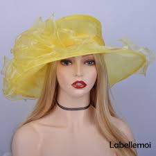 Kentucky Derby Hat Yellow