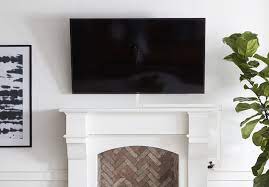 However, if there's not enough room, you can also have the cables run to a box in another room. Mounting A Tv Over A Fireplace How Does It Work Echogear