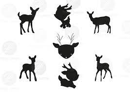 Free Free 223 Silhouette Baby Deer Svg SVG PNG EPS DXF File