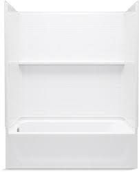 Sterling Traverse 60 X 30 White Bathtub Wall Surround Bathtub Walls Bathtub Wall Surround Shower Surround