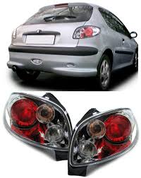 Jetzt peugeot 206 bei mobile.de kaufen. Klarglas Ruckleuchten Chrom New Fur Peugeot 206 Real De