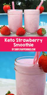 Keto Strawberry Smoothies Greek Yogurt Smoothie Smoothies With Almond Milk Almond Recipes