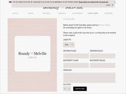 Maybe you would like to learn more about one of these? Brandy Melville Gift Card Balance Check Balance Enquiry Links Reviews Contact Social Terms And More Gcb Today