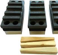Diamond Concrete Grinding Blocks for Husqavarna/Diamond Products, EDCO Floor Grinders, Set of 3, #30/40 Grit