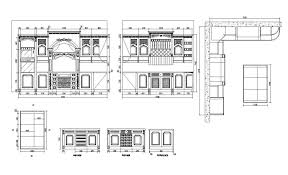 You know the modern kitchen. Various Kitchen Cabinet Autocad Blocks Elevation V 3 All Kinds Of Kitchen Cabinet Cad Drawings Bundle Free Cad Download World Download Cad Drawings