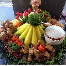 Barbie Tumpeng Fruit Salad With Marshmallows Food Garnishes Homemade Fruit Snacks