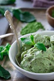 Matcha Mint Chocolate Chunk Ice Cream Vegan Matcha Ice Cream