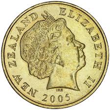 The obverse of the coin features the effigy of her majesty queen elizabeth ii and the inscriptions: Two Dollars 2005 Coin From New Zealand Online Coin Club