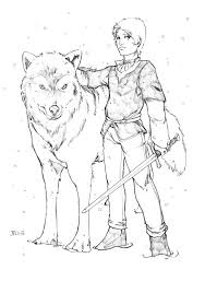 The pages are thick and the designs are printed on the right. Arya Stark Coloring Pages Coloring Pages