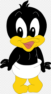When drawing the parts of daffy duck's body, from time to time move the picture away from you to make sure that the whole sketch and the proportions, in particular, are correct. Looney Tunes Baby Daffy Duck Daffy Duck Bugs Bunny Tasmanian Devil Plucky Duck Looney Tunes Duck Animals Vertebrate Donald Duck Png Pngwing