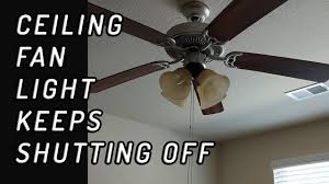 Newer ceiling fans will have led lights to give you better energy savings. Ceiling Fan Lights Won T Stay On Youtube