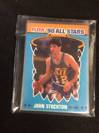 Jun 16, 2021 · one exclusive silver nba logo fotl (#/15) card comes in every 1st off the line box. Fleer 90 All Stars John Stockton Basketball Card Utah Jazz