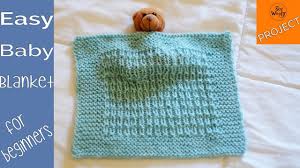Completely free knitting patterns and free crochet patterns online. Easy Knitting Baby Blanket Pattern 0 12 Months Of Age Youtube