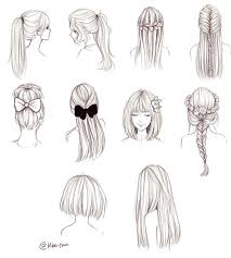 14 ravishing girls hairstyles drawing ideas. Uten Tittel Art Drawings Sketches Simple Hair Art Girl Drawing Sketches