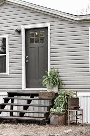 Double Wide Exterior Remodel Rocky Hedge Farm In 2020 Exterior Remodel Mobile Home Porch Mobile Home Doors