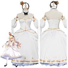 Hot Price Azur Lane Cosplay No 130 Hms Queen Elizabeth Cosplay Costume Uniform Outfit White Dress Halloween Carnival Costumes Custom Made November 2020