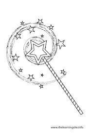 Harry potter gets his wand coloring page. Magic Wand Coloring Pages