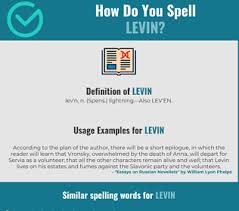 Correct Spelling For Levin Infographic Spellchecker Net