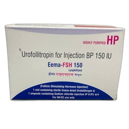 Urofollitropin for Injection BP 150 IU, Packaging Type: Box at ₹ 400/vial in Noida