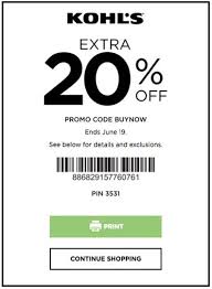 Kohls Coupon Extra 20 Off Groupon In 2020 Kohls Coupons Kohls Printable Coupons Kohls Promo Codes