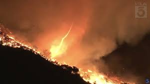 Now California is hit by FIRE TORNADO ...