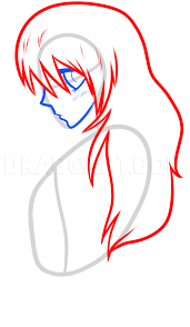 Notice how the ears have rounded points on top. How To Draw An Anime Vampire Girl Step By Step Drawing Guide By Dawn Dragoart Com