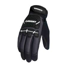Husky Extra Large Heavy Duty Mechanics Glove 3 Pack Al8816xl The Home Depot Mechanic Gloves Gloves Heavy Duty
