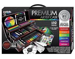 Artskills 192 Piece Premium Artist Art Case Kit Set Oil Pastels Markers Colored Pencils Watercolors Paints And More Art Case Graffiti Pens Art Set