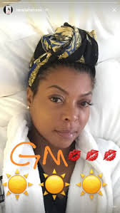 Taraji P Henson woke up like this in her headwrap