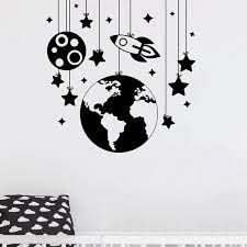 I love fairy tales because of their haunting beauty and magical strangeness. Planet Wall Stickers Rocket Decals Nursery Room Decor Space Ship Vinyl Wall Decal Kids Room Boys Bedroom Wall Art Decoration Wall Stickers Aliexpress