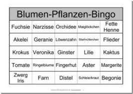 Maybe you would like to learn more about one of these? Themenbingo Blumen Und Pflanzen Bingo Bingo Vorlage Aktivierung Senioren