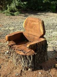 Big Log Chair Log Furniture 2 Tree Stump Furniture Log Chairs Yard Decor
