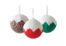 See more ideas about christmas crochet, crochet ornaments, crochet christmas ornaments. Classic Knitted Christmas Tree Ornaments Free Knitting Pattern
