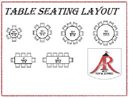 abso rental services inc table seating layout linen