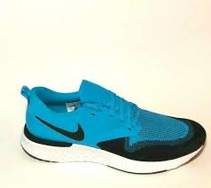 Nike Odyssey React 2 Flyknit Mens Running Shoes 11 Blue Lagoon Black Ah1015 402 Nike Casual Running Shoes For Men Nike Blue Lagoon