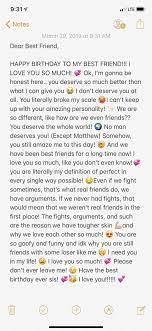 I don't have to do literally anything except happy birthday messages for friend. Dear Best Friend Kutipan Persahabatan Terbaik Ungkapan Romantis Teks Lucu