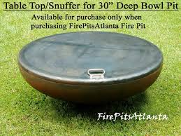 ( 3.0) out of 5 stars. Snuffer Cover Table Top For 30 Deep Bowl Fire Pit Etsy