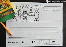 I made these fun printable veteran's day activities for my boy to learn more purposeful, no prep veterans day craft for elementary kids. Free Veterans Day Activity The Kindergarten Connection