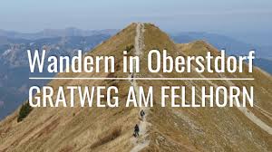 Alle wanderung fernwanderweg pilgerweg themenweg stadtrundgang. Wandern In Oberstdorf Gratweg Am Fellhorn Youtube