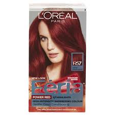 This hairstyle is ideal to all the girls. L Oreal Paris Feria Multi Faceted Shimmering Color Power Reds R57 Intense Medium Auburn Permanent Hair Color Meijer Grocery Pharmacy Home More