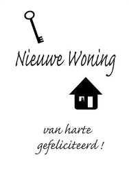 Bol Com Grote Wenskaart A4 Nieuwe Woning Van Harte Gefeliciteerd