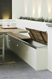 Bank Mit Stauraum Fur Die Terrasse Stauraum Terrasse Sitzbank Mit Stauraum Gartensitzplatz Bank Mit Stauraum