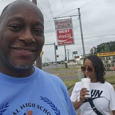 My husband's trying to get some in the computer lab at his high school!!!!  😂😂😂😂😂 Just kidding (sort of). We're at Rob's 40th high school class  reunion in Arkansas and we attended