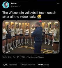 Wisconsin volleyball team leaked reddit video