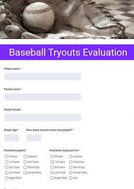 2021 softball player evaluation information. Evaluation Templates Formsite