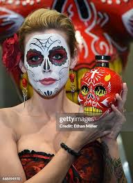 Model Tabitha Bass poses with Sangre de Vida Tequila during the 30th...  News Photo